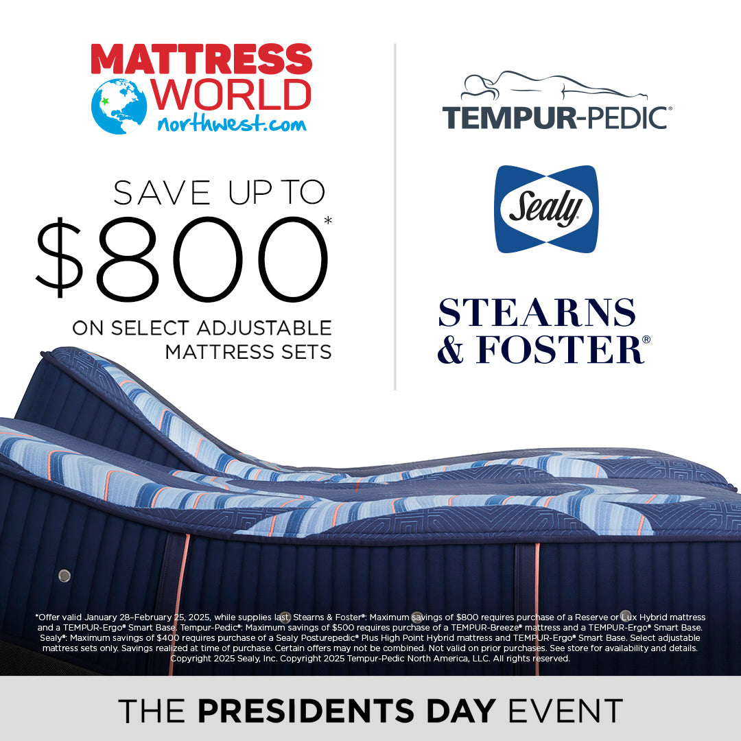 Presidents Day Sale - Up To 50% Off or FREE Adjustable Base w/Mattress ...
