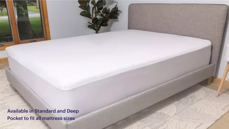 Purple Waterproof Mattress Protector