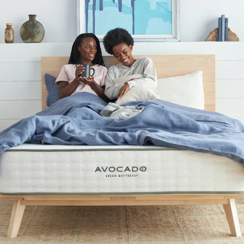 Avocado Mid-Century Modern Bed Frame