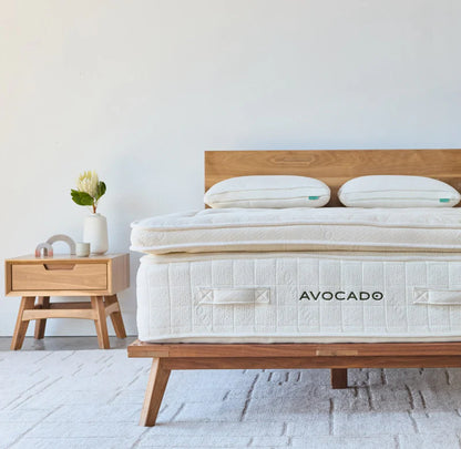 Avocado Mid-Century Modern Bed Frame