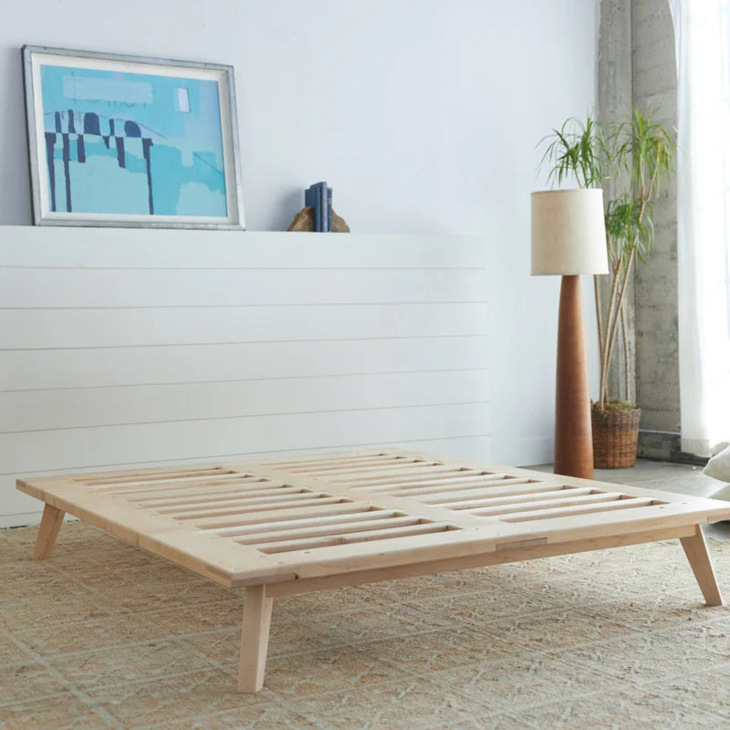 Avocado Mid-Century Modern Bed Frame