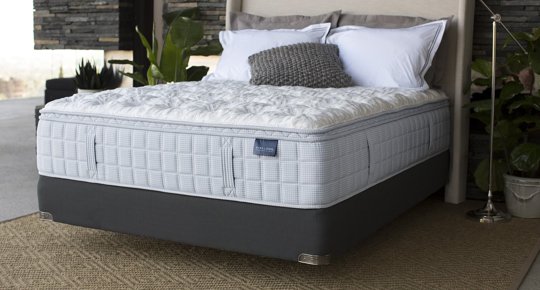 aireloom latex luxury plush mattress