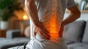 Decreasing spinal pressure and alleviating tension of the muscles