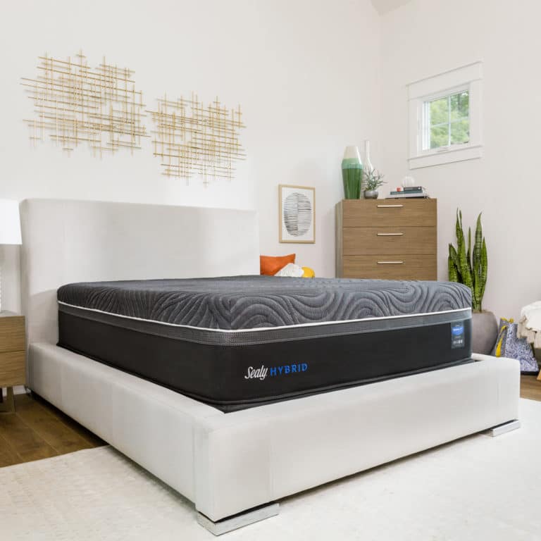 sealy mattress hybrid silver chill