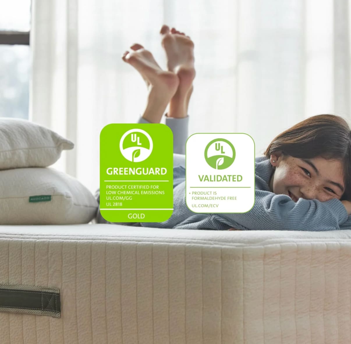 Safer Emissions Avocado Mattress